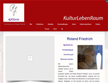 Tablet Screenshot of kulturlebenraum.de